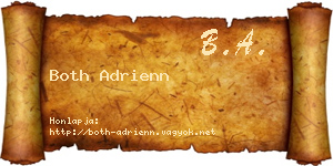 Both Adrienn névjegykártya